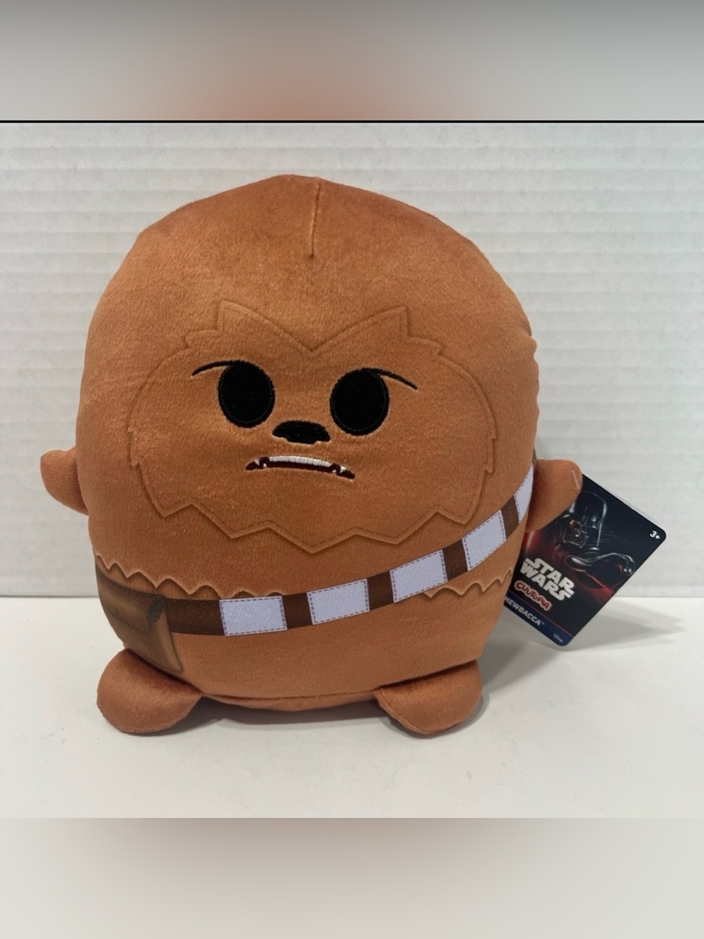 STAR WARS Cuutopia Plush Figure 10” Chewbacca Soft Rounded Pillow Doll MATTEL